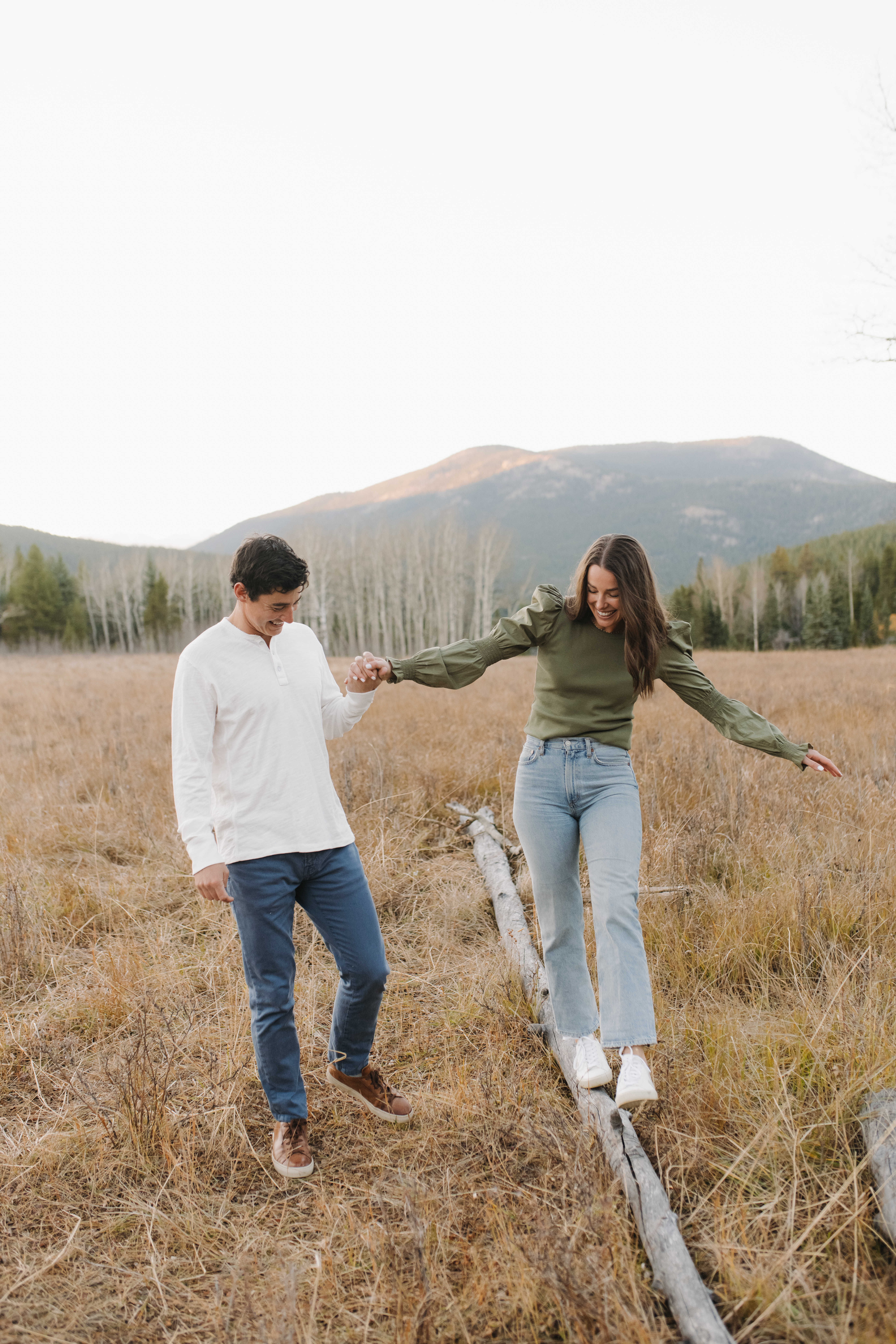 George & Alisa's Colorado Rocky Mountain Engagement Session